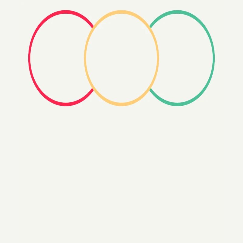Three Rings Red - Yellow -Green