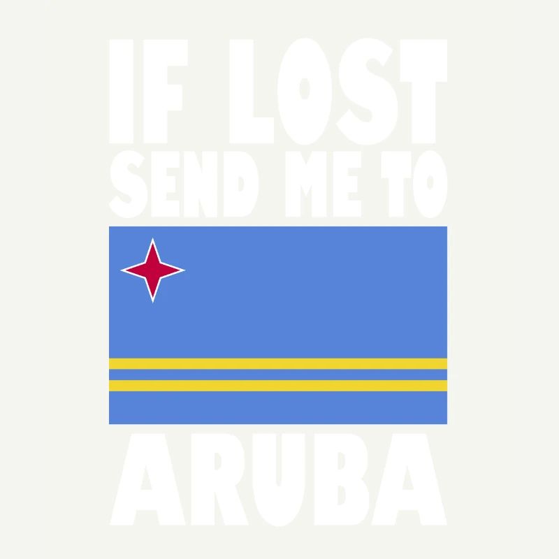 Aruba Flag Saying