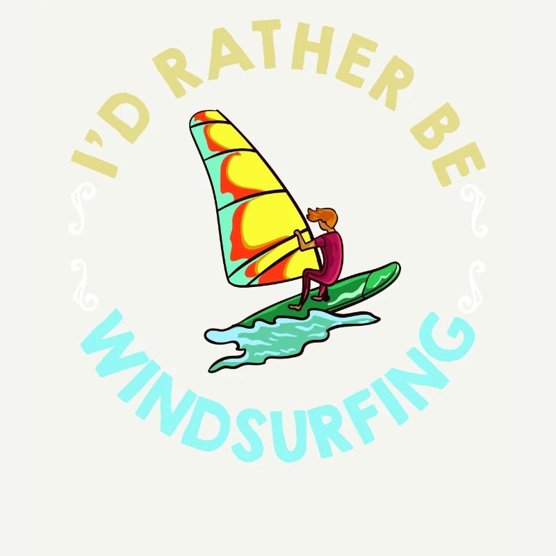 Windsurfing Board Sail Paddle Windsurfer Water