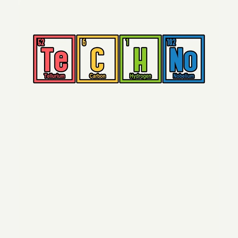 Rave Techno Periodic Table