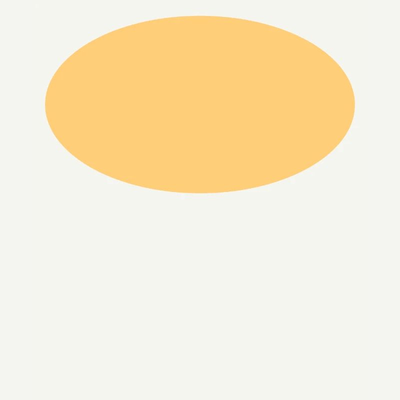 Yellow Oval Conception simple