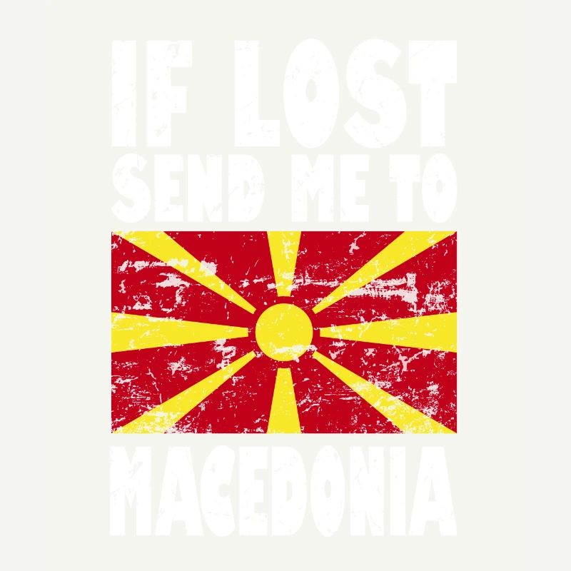 Slogan du drapeau de la Macédoine
