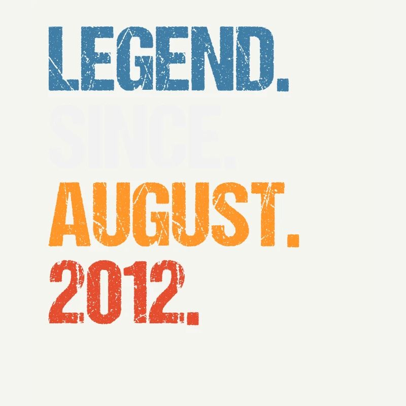 Legend Since August 2012 Geburtstag