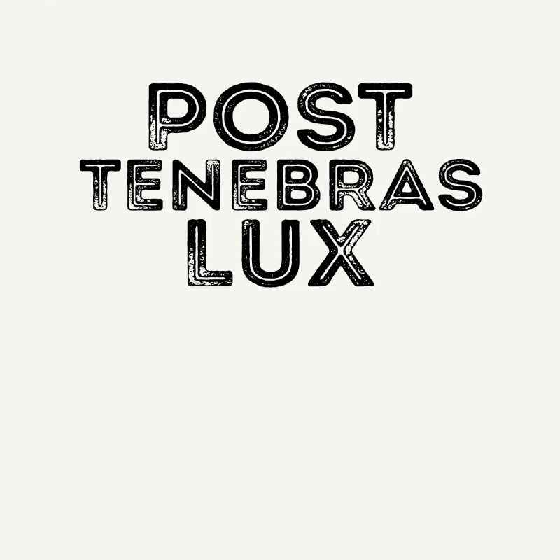 Post-tenebras Lux Latin Latin Quotation