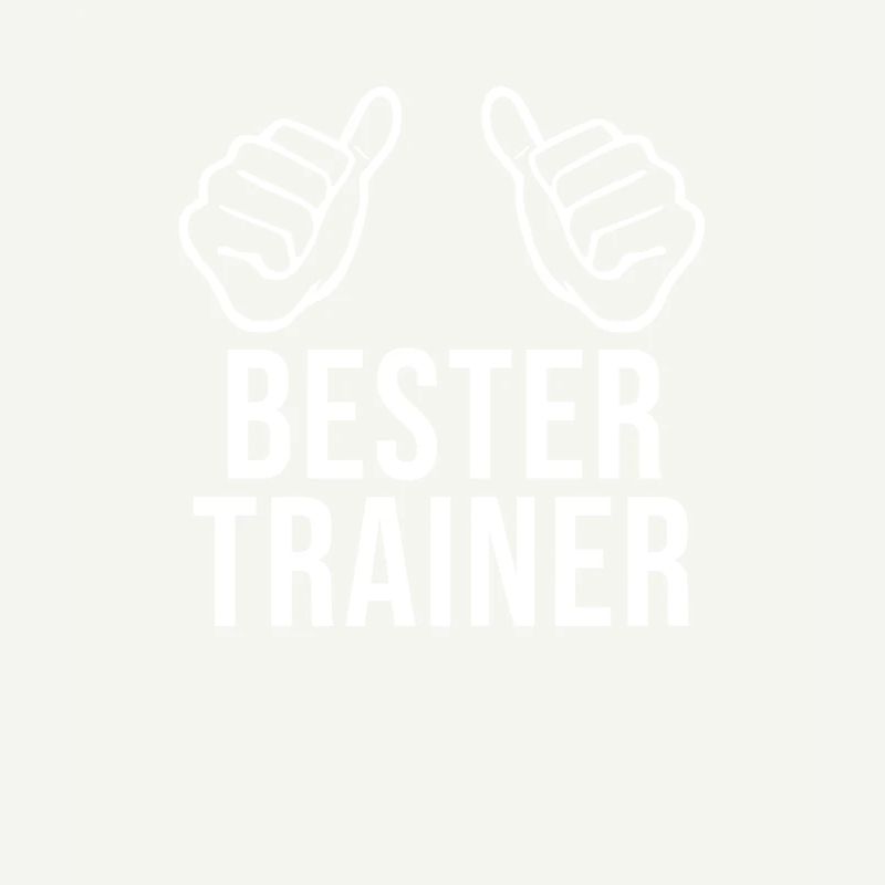 Bester Trainer Spruch Geschenk Shirt