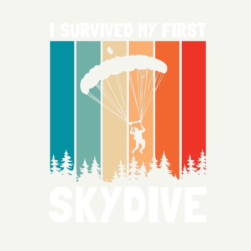 I Survived My First SKYDIVE Cool Retro Skydiving
