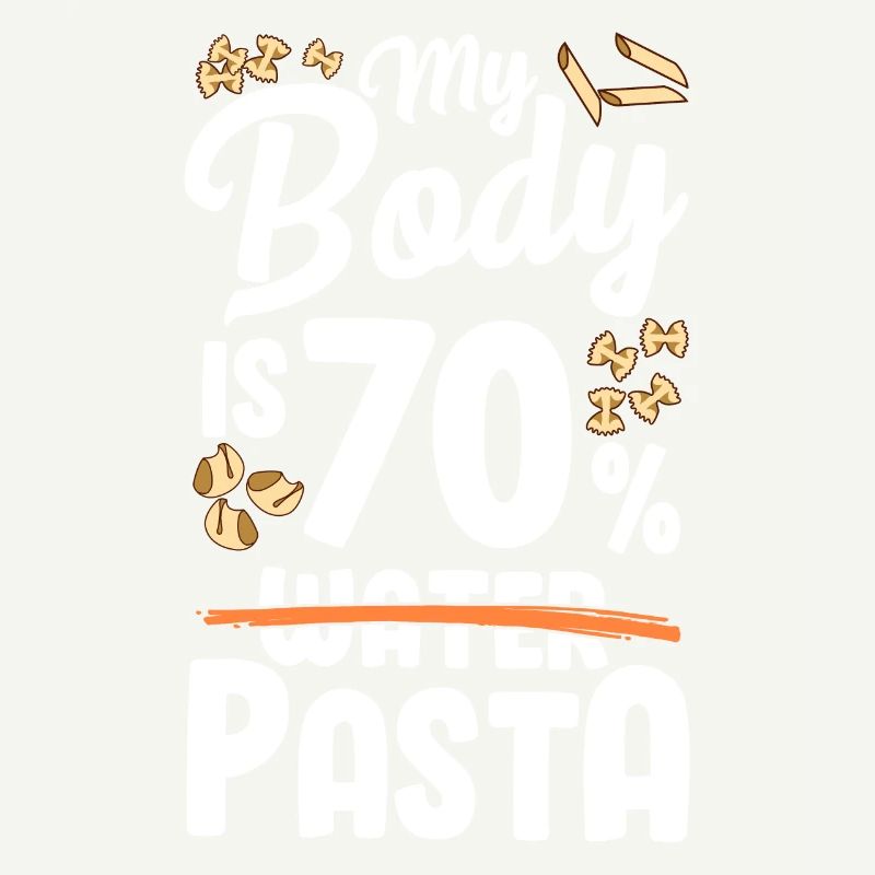 Mon corps est composé à 70% de pâtes