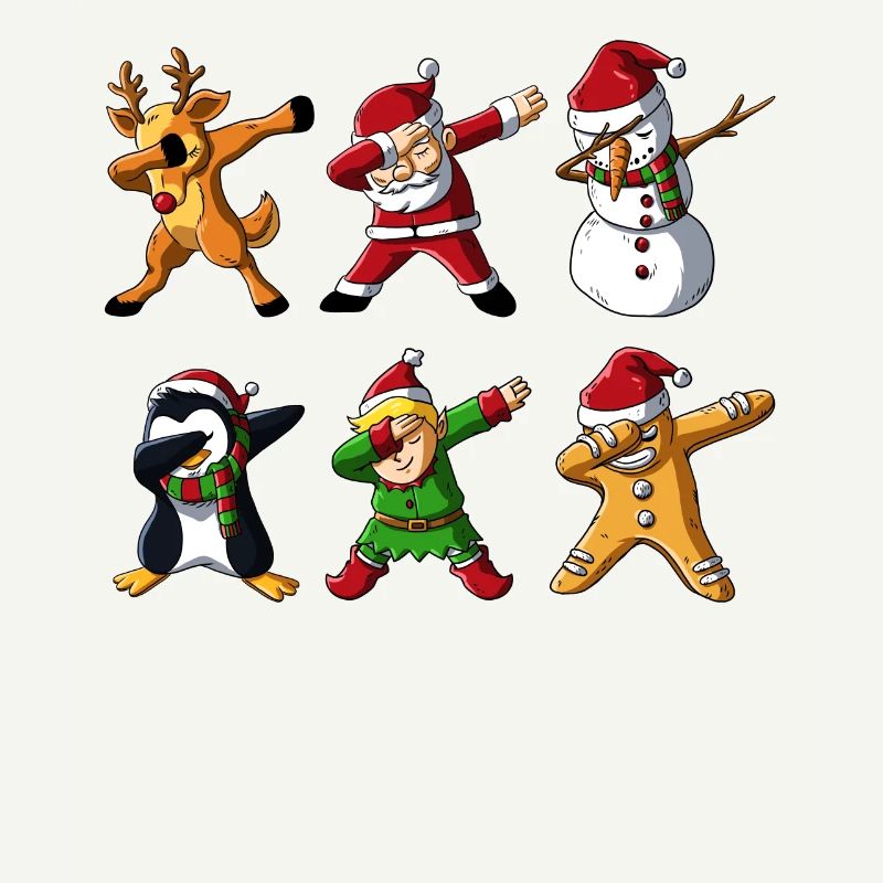 Weihnachten Squad Weihnachtsmann Lebkuchen Elf