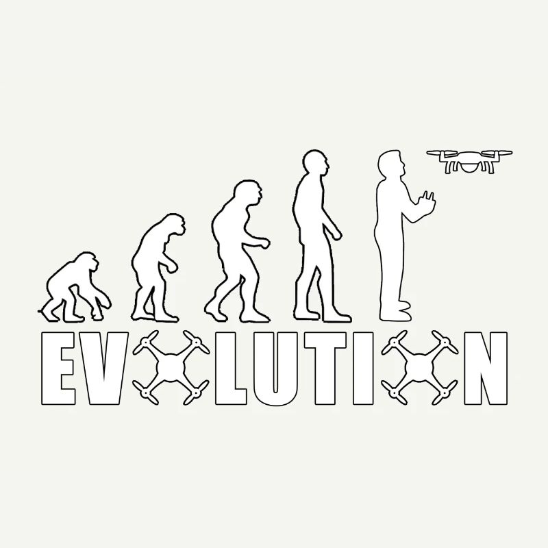 EVOLUTION DROHNE Geschenk Bodenpilot Fliegen