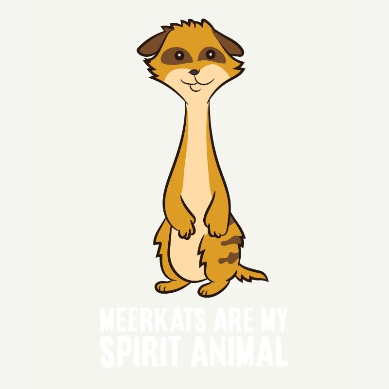 Les suricates sont mon âme animal Mignon