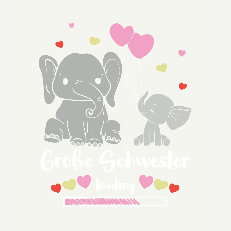 Große Schwester Loading Elefant