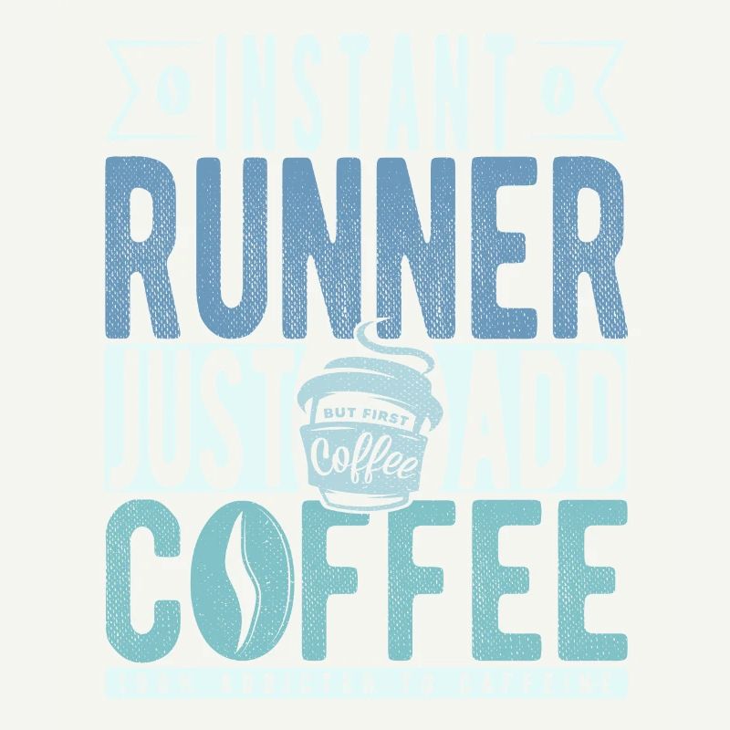 Läufer Kaffee Spruch