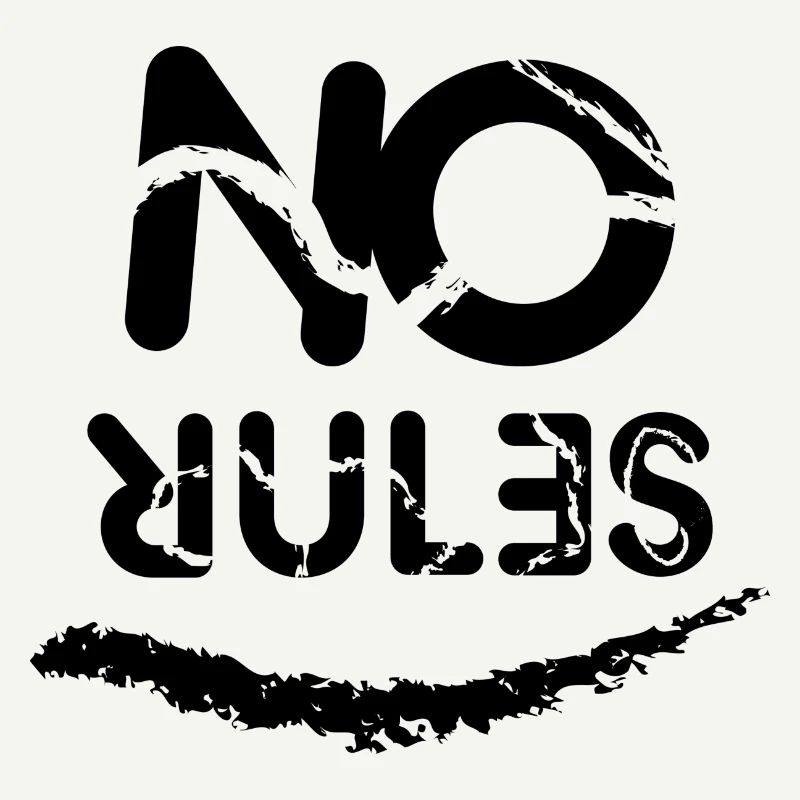 No Rules sign