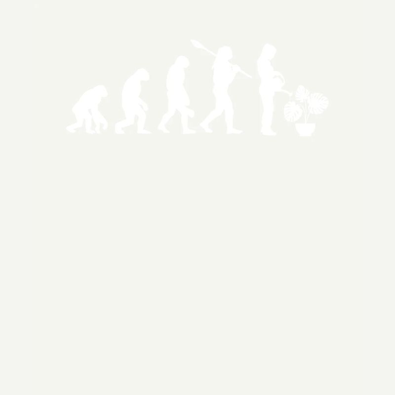 Evolution Gärtnerin Pflanze Gießen