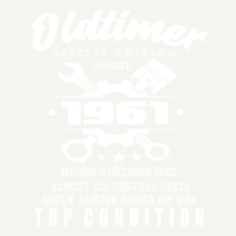 Oldtimer Special Edition Model 1961 Birthday