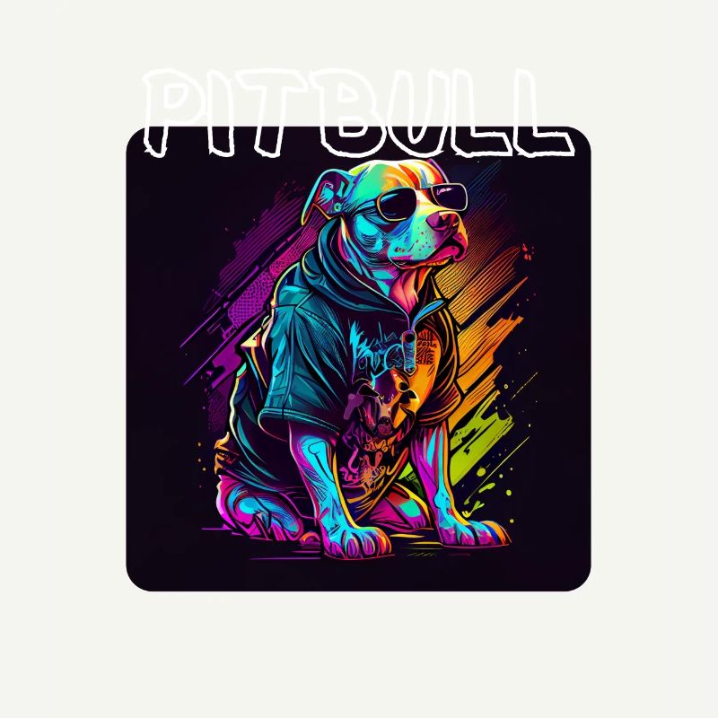 Graffiti Style - Cool Pitbull 4