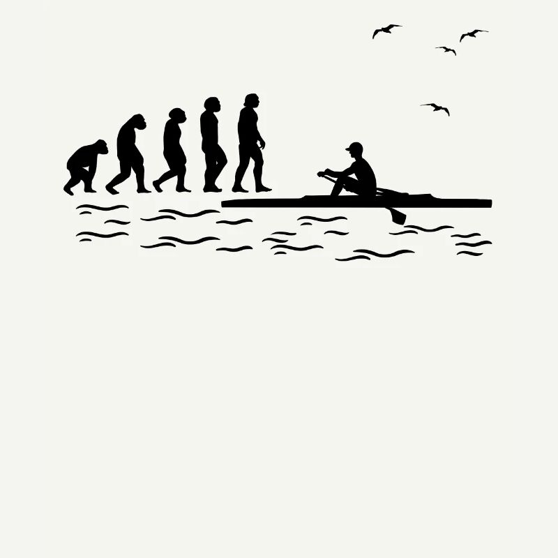Canoeists Canoe Rowing Canoe Rowers Evolution