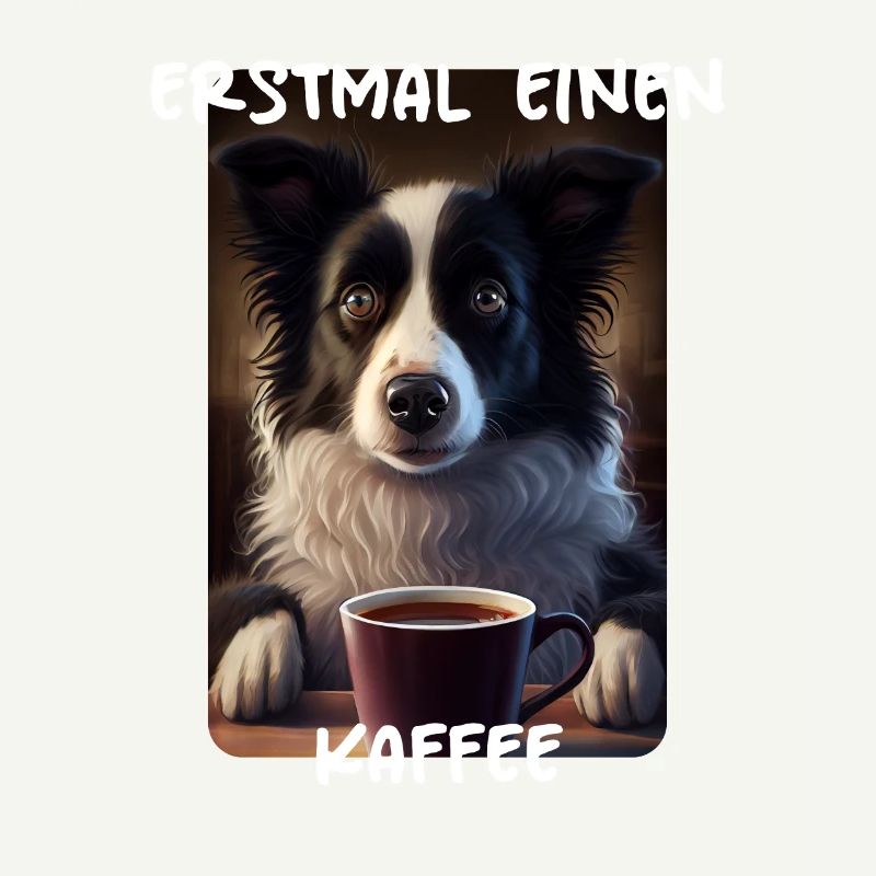 Border Collie - Erstmal einen Kaffee (DE) 2