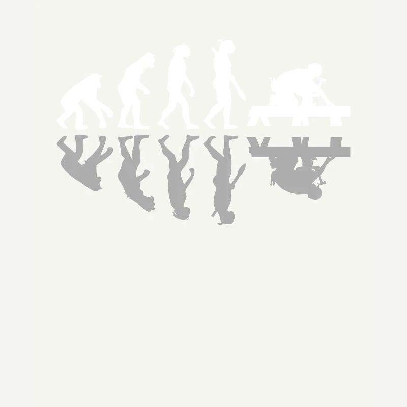 Human Evolution Carpenter Woodworkers Woodworking
