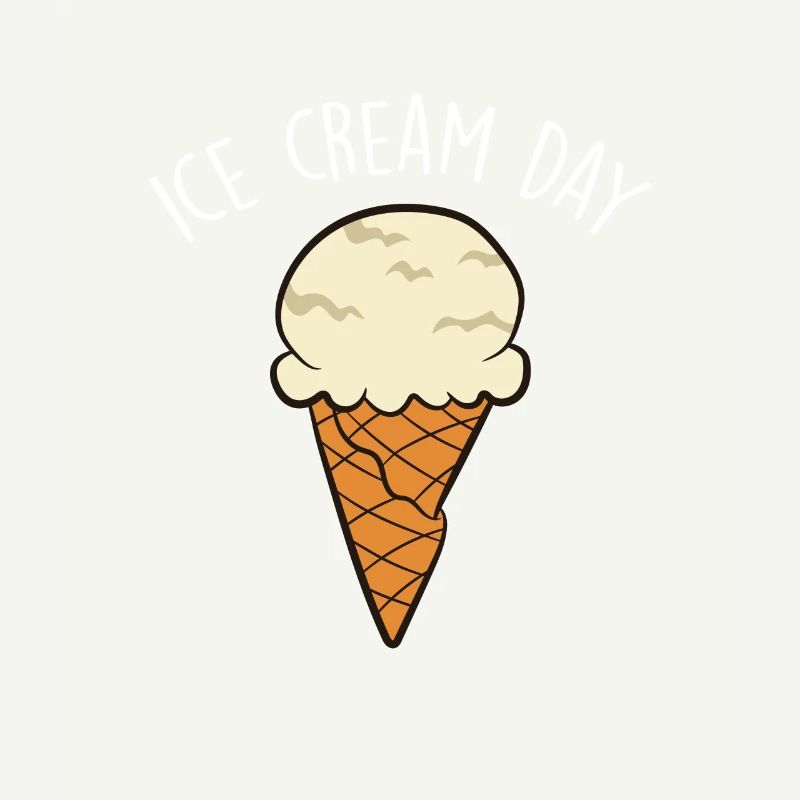 Lustiges Eiscreme-Zitat
