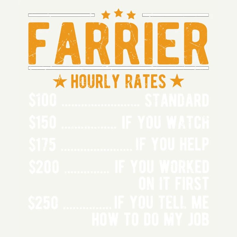 Salaire horaire du maréchal-ferrant