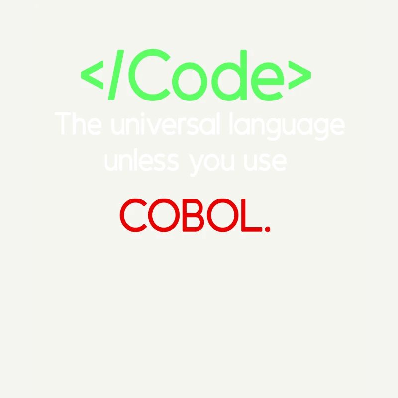 Lustiges Cobol Code Design