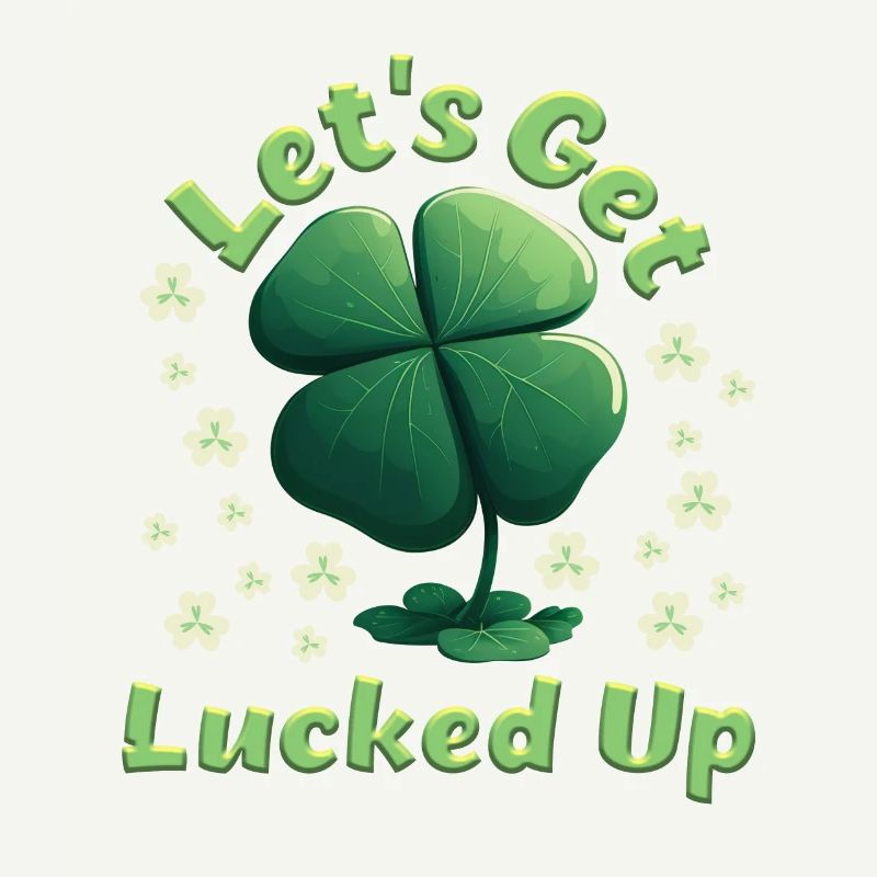 Ayons de la chance Clover Saint-Patrick