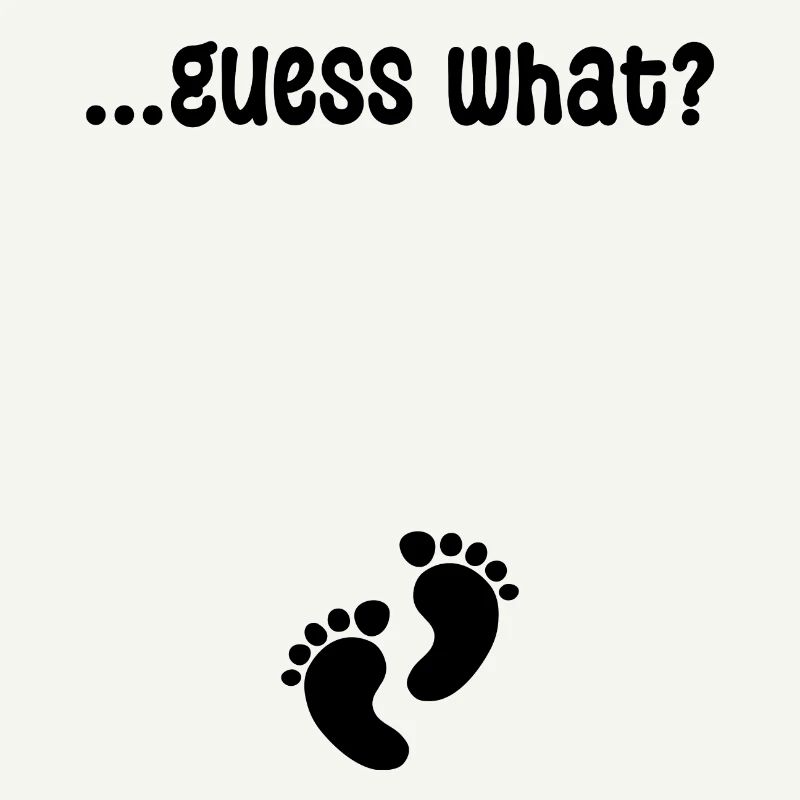 Déclaration de grossesse Pieds de bébé enceinte Maman