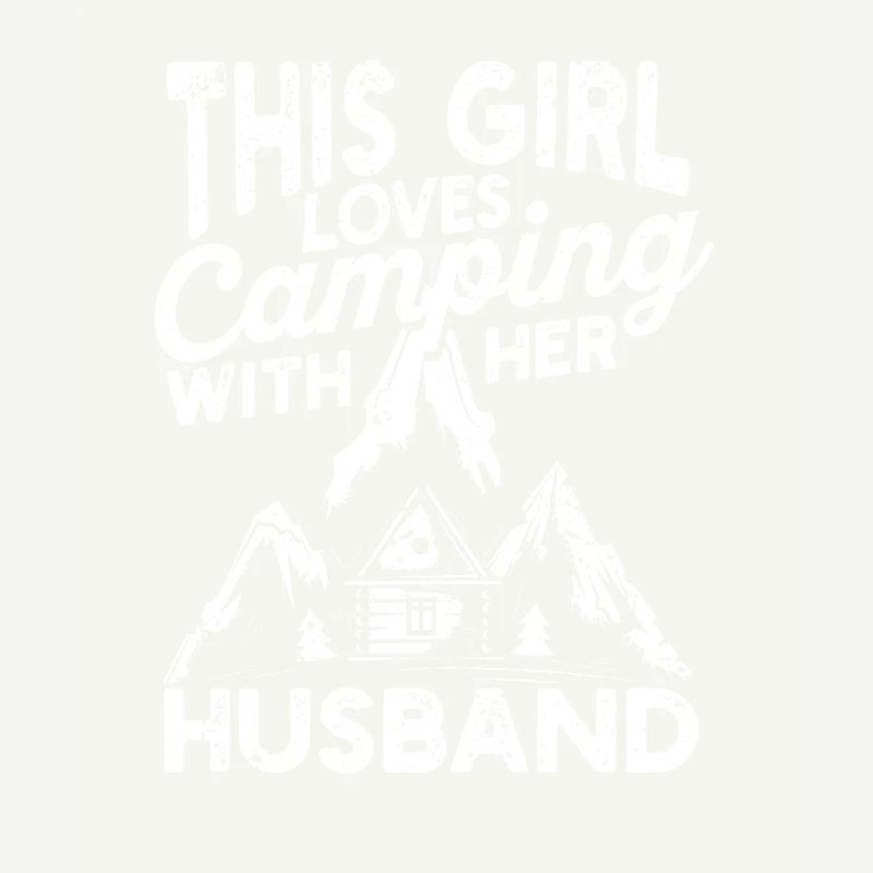 Dieses Mädchen liebt Camping mit ihrem Ehemann