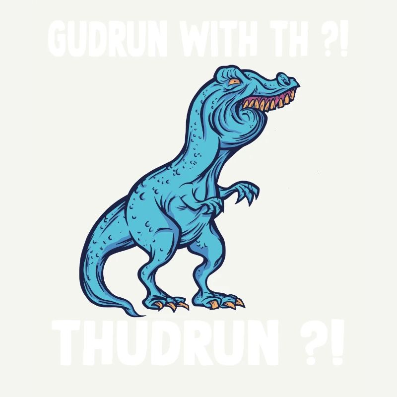 TRex Meme Overbite Dinosaur Gudrun with th Guthrun
