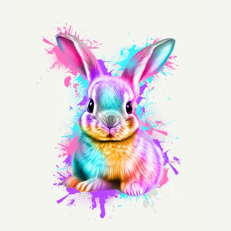 Rabbit Rabbit Colorful