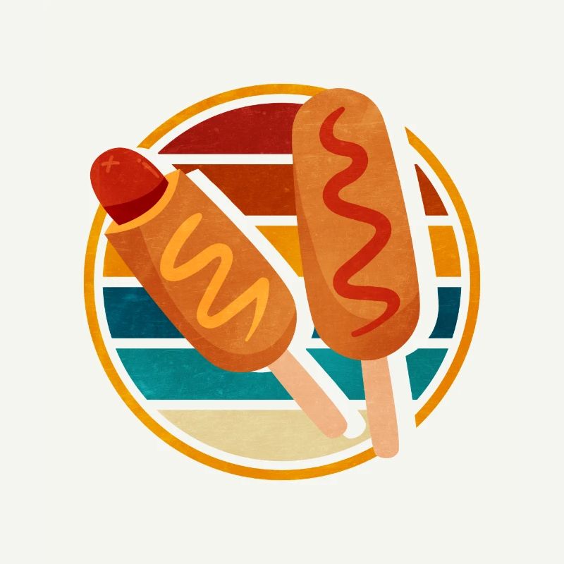 Retro Corn Dog