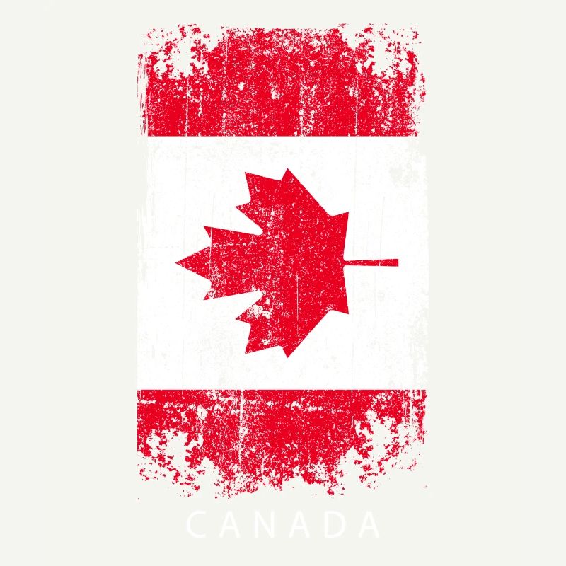 Souvenir avec le drapeau du pays du Canada