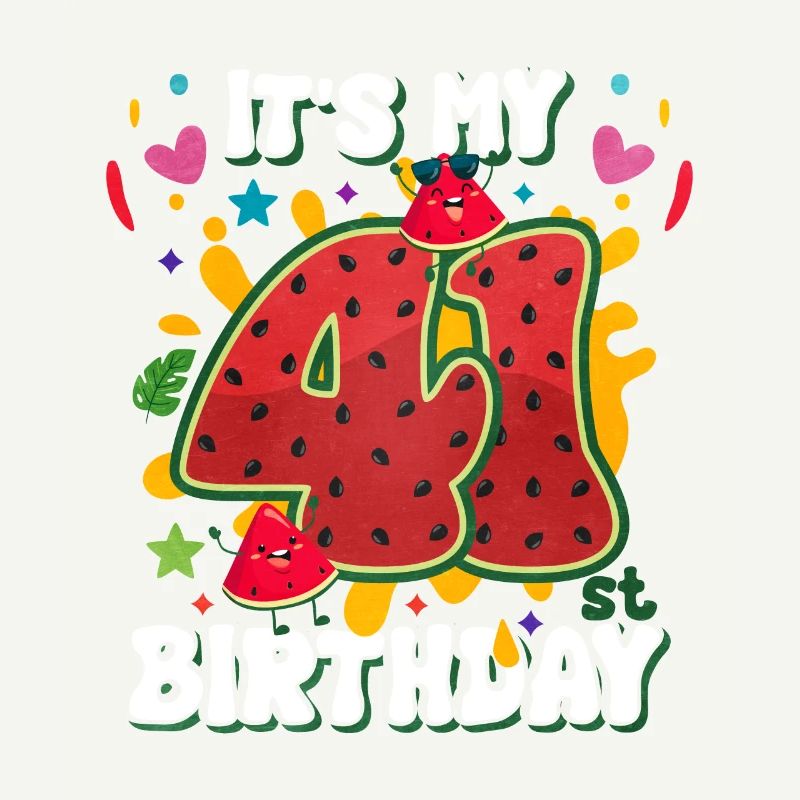 41e anniversaire Pastèque