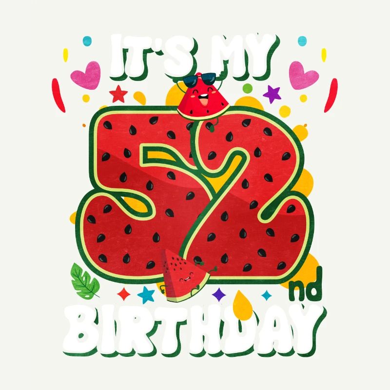 52e anniversaire Pastèque