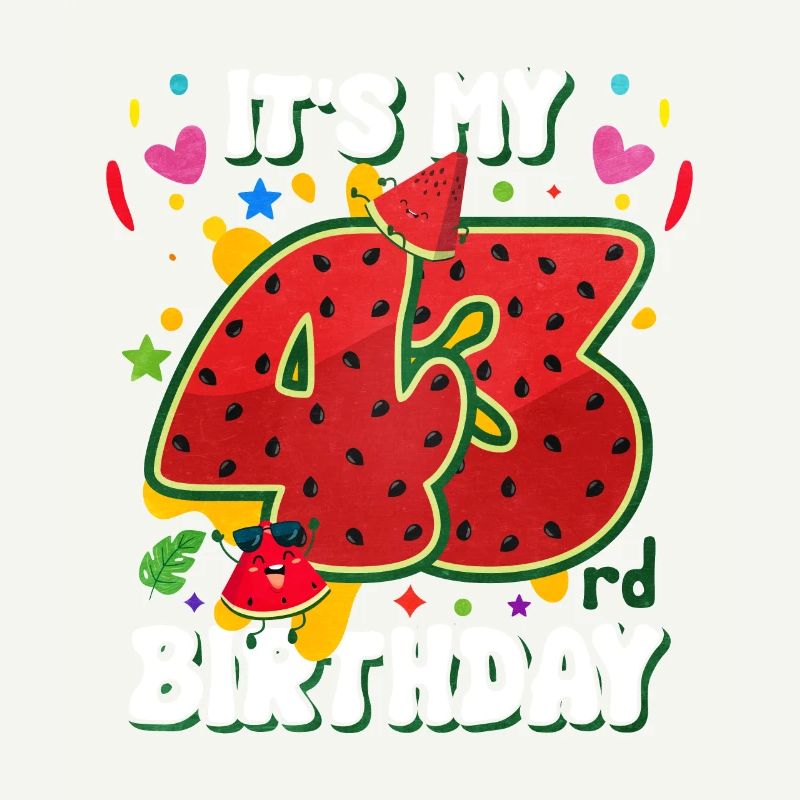43e anniversaire Pastèque