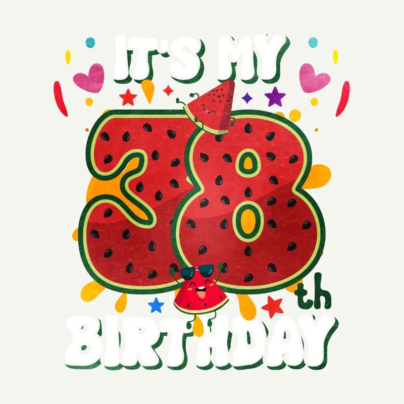 38e anniversaire Pastèque