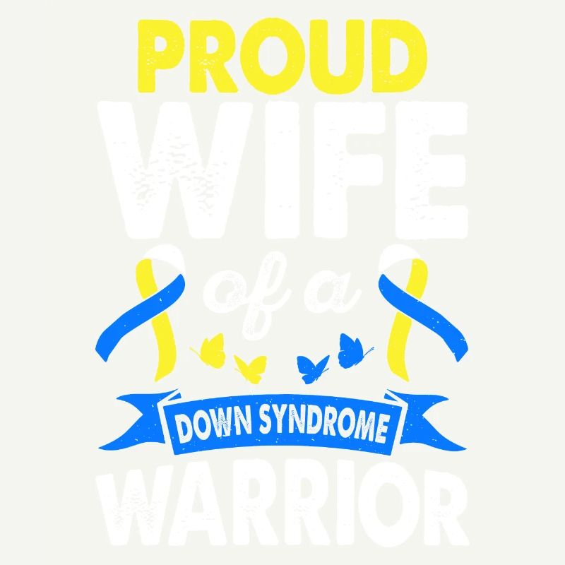Ehefrau Des Down-syndrom-kriegers-bewusstseins,