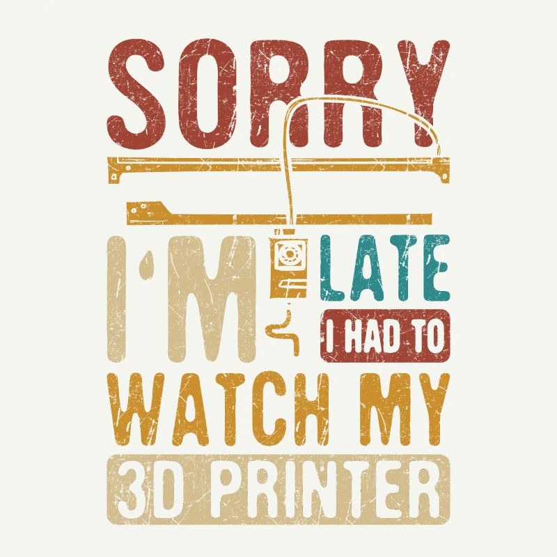 3d-druck 3d-drucker Retro Design Slice Print