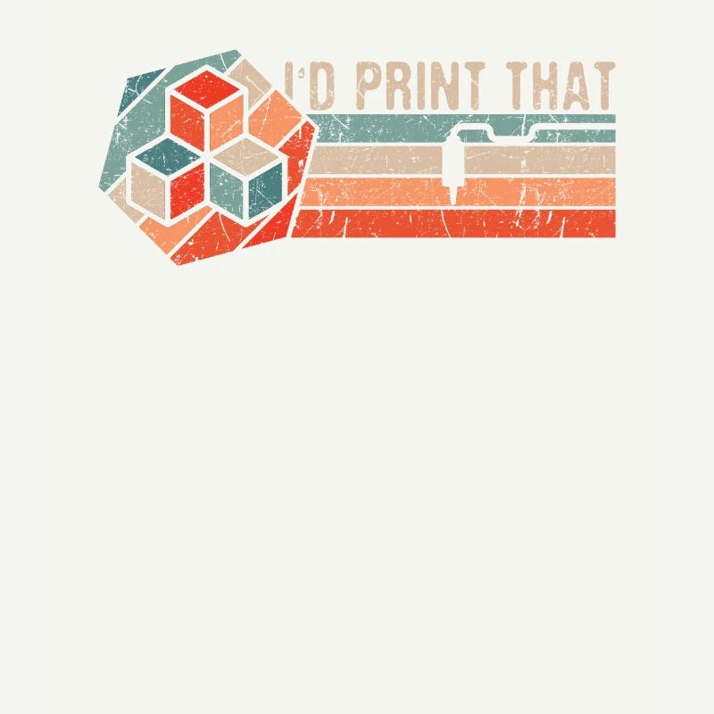 3d-druck 3d-drucker Retro Design Slice Print