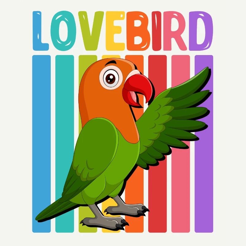 Inséparables Perroquets Amis Oiseaux Amis Oiseaux