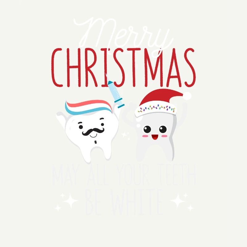 Joyeux Noël Que toutes vos dents soient blanches