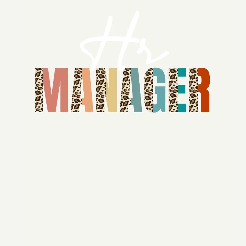 HR Manager Leopard Pattern Human Resources