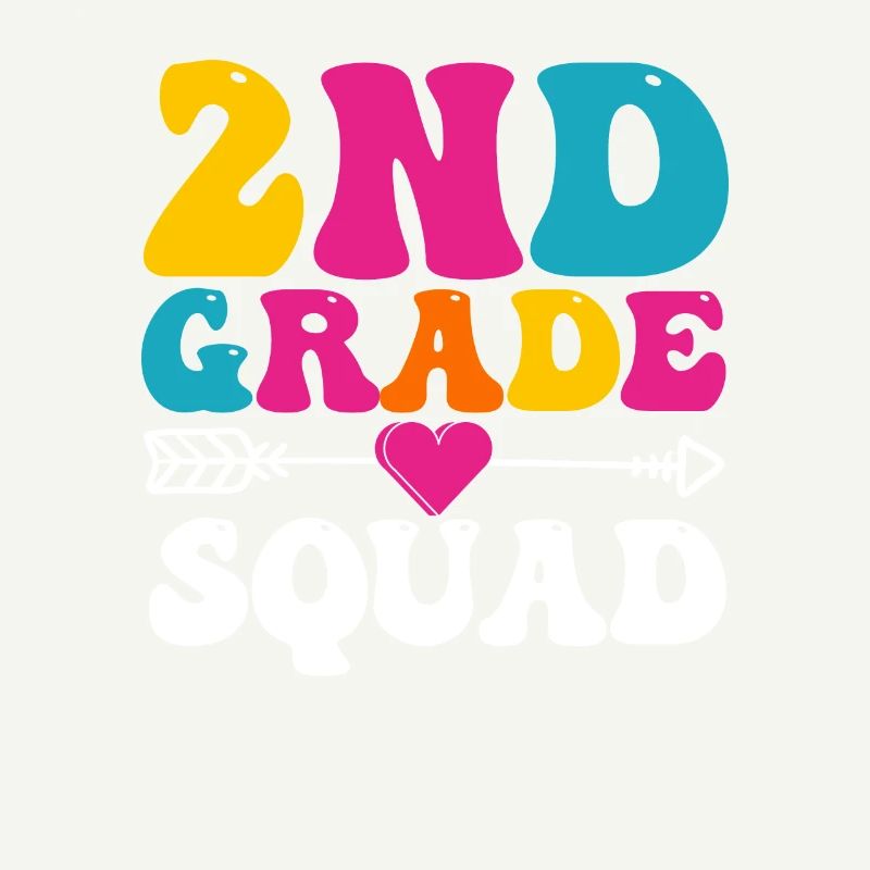 2nd Grade Squad Second Teacher Student Team Back