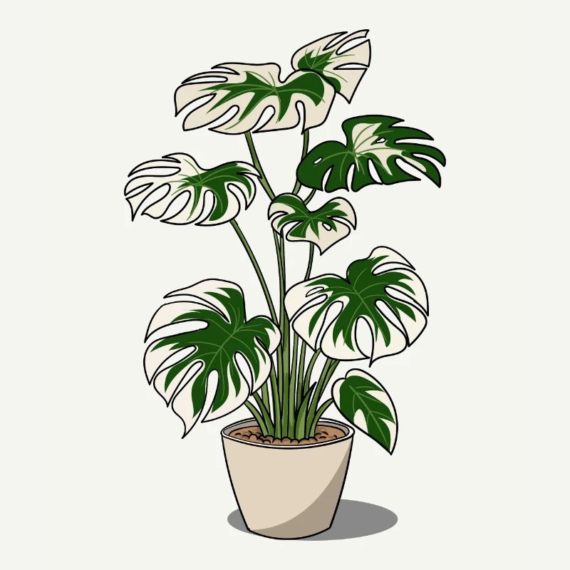 Variegated Monstera