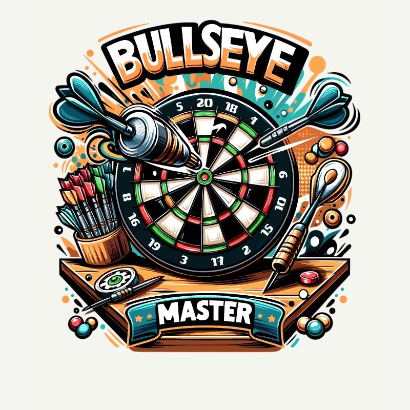 Bullseye Master : Conception de fléchettes colorées