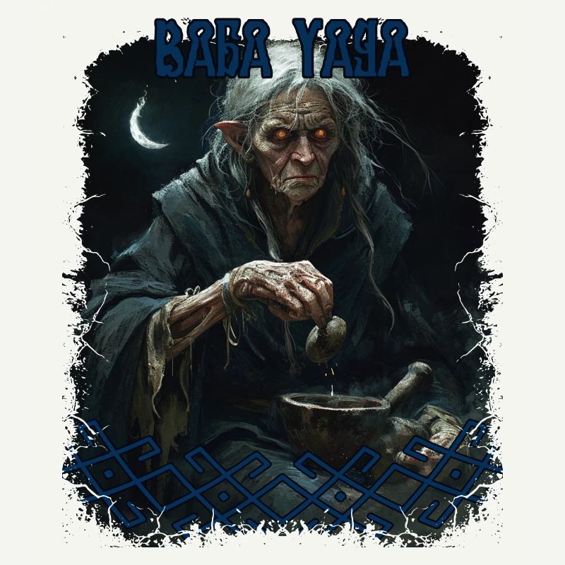 Baba Yoaga Slavic Folklore Mythologie Créature