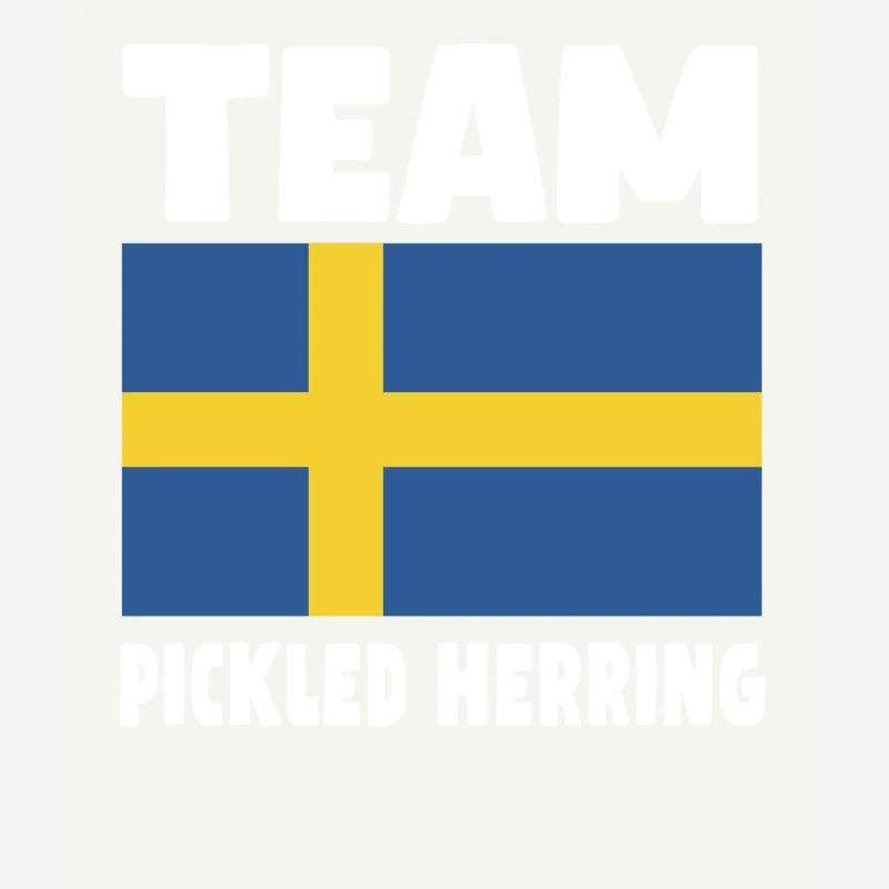 Pickled herring Swedish flag