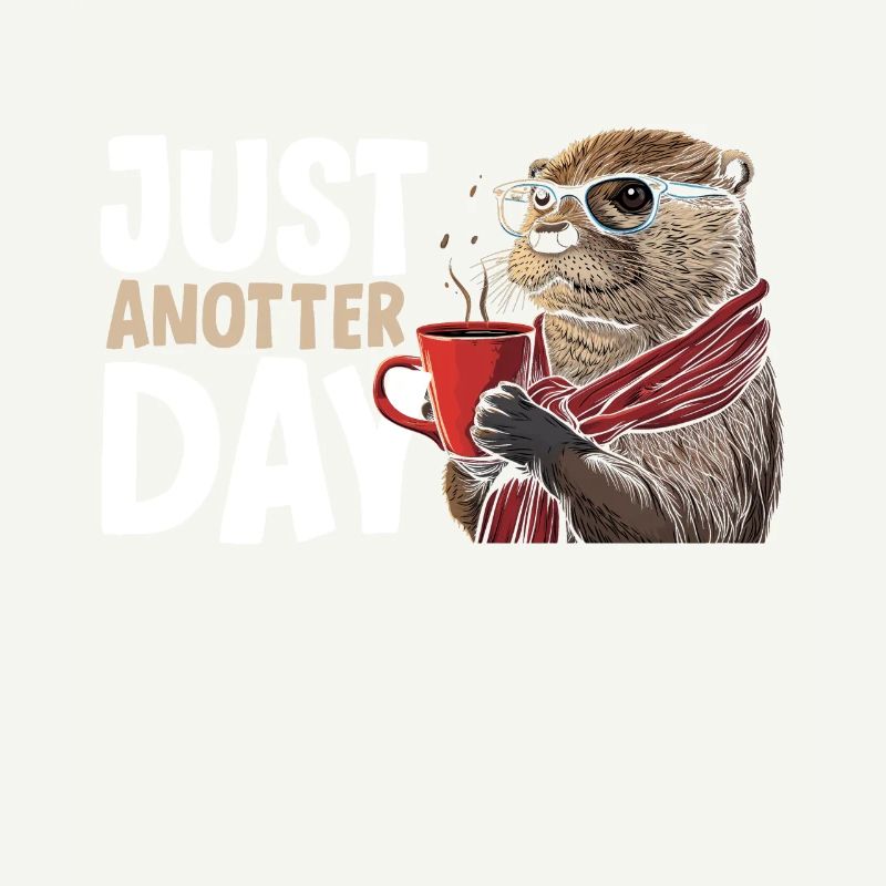 Otter Coffee Funny Gift