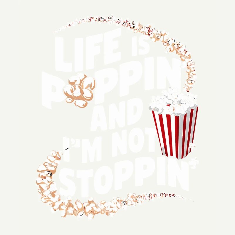 Dicton de pop-corn amusant, pop-corn en rafale
